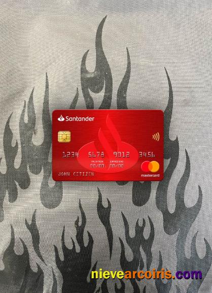 Spain Santander Bank mastercard photolook